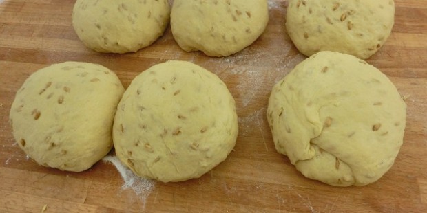 Masa de Pan de Tritordeum Ahumado con altramuces, Jesús Machí.