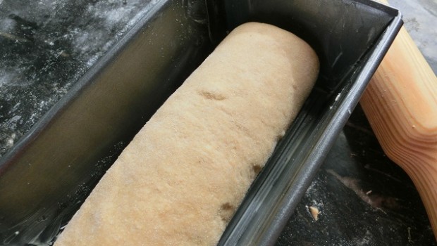 Pan en su molde.